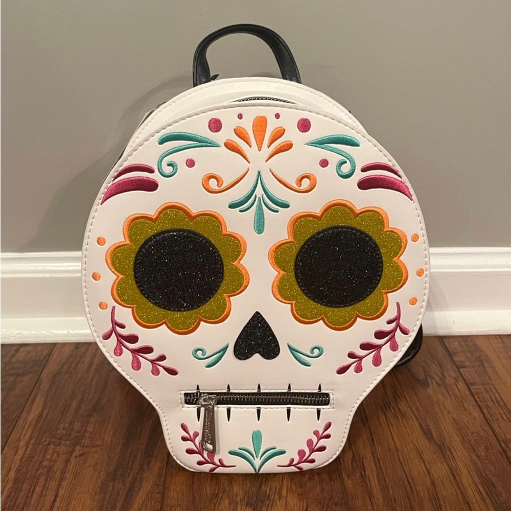 Disney Pixar Coco Sugar Skull Loungefly Backpack